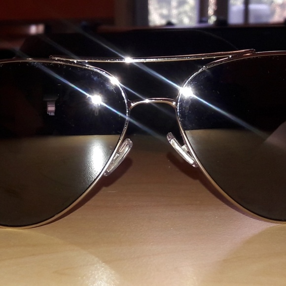 Mens Coach Tag Pilot Aviator Sunglasses - Picture 4 of 7